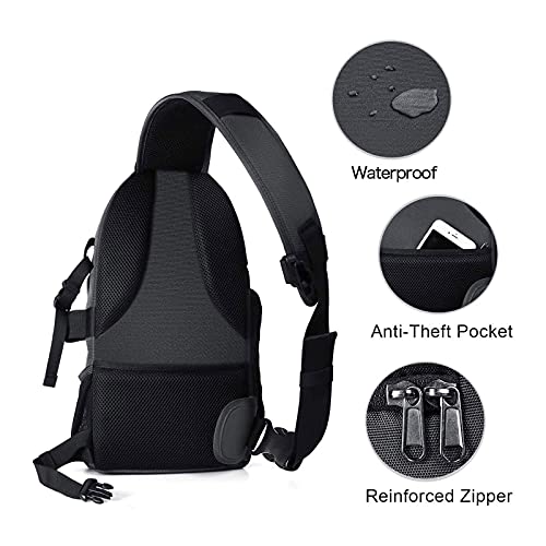 Bolso bandolera para cámara MOSISO gris oscuro miniatura 4