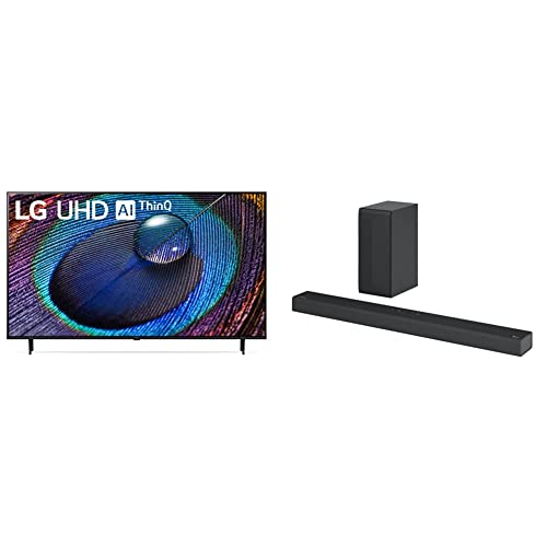 Image of LG 55-Inch Class UR9000 Series Alexa Built-in 4K Smart TV (3840 x 2160),Bluetooth, Wi-Fi, USB, Ethernet, HDMI 60Hz Refresh Rate, AI-Powered 4K S65Q 3.1ch High-Res Audio Soundbars, Black