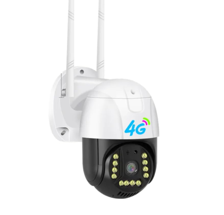 Es-link 4G SIM(All Supported) Gorilla 4MP Full HD IP66 Outdoor V380 Wireless PTZ Security Camera Colored 12 IRS Dual Light Night Vision AUTO Tracking Two Way INTERCOM Alarm Live View (4G Ptz)-image-29