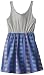 Roxy Big Girls' North Side Stix Stripe Knit Woven Tank Dress