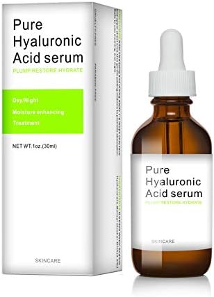 Dermapeel pure hyaluronic acid serum skin care facial care hyaluronic acid moisturizer-100% Pure,Anti-Aging Serum-Intense Hydration+Moisturizer,Non-greasy,Paraben Free-S07