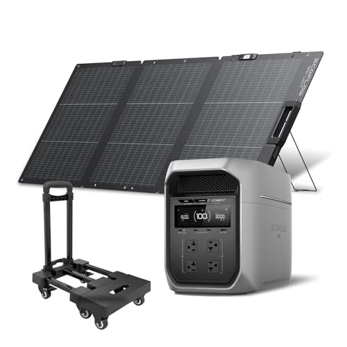 EcoFlow |[^ud DELTA 3 Max Plus +160W \[[pl+{[^udpL[J[g 2048Wh e 3000Wio(uԍő6000W) 10|[go 10N GRt[ ԒEAEghAEh