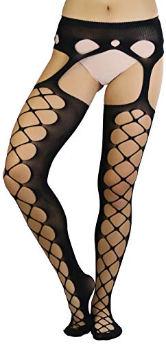 Image of ToBeInStyle Women's Suspender Pantyhose