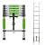 BISREW Telescoping Ladder 8.5 FT with Detachable Hooks,11.8 in Step Hight,Compact Collapsible Design with Safety Locks,Adjustable 9-Steps for Home,Outdoor Work,RV,Attic Access,Aluminum Extension