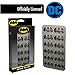 ICUP DC Comicc' Batman Molded Rubber Ice Cube Tray, Grey 8.5 x 4.5 x .9