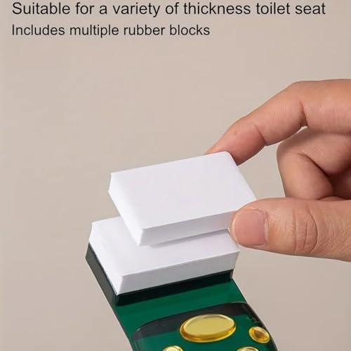 Image of Oblivion Fragrance Toilet Cap Lid Lifter Toilet Seat Cover 2 Pc - Hygienic, Hand-Free Seat Lifter, Prevents Direct Contact, Easy-to-Use & Install, Suitable for Home, Office, Hotel & Public Restroom