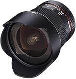 Lieferumfang: Samyang 10 mm F2.8 Objektiv für Anschluss Micro Four Thirds; Sonnenblende; Schutzdeckel für Linse und Anschlussgewinde; Objektivschutzbeutel