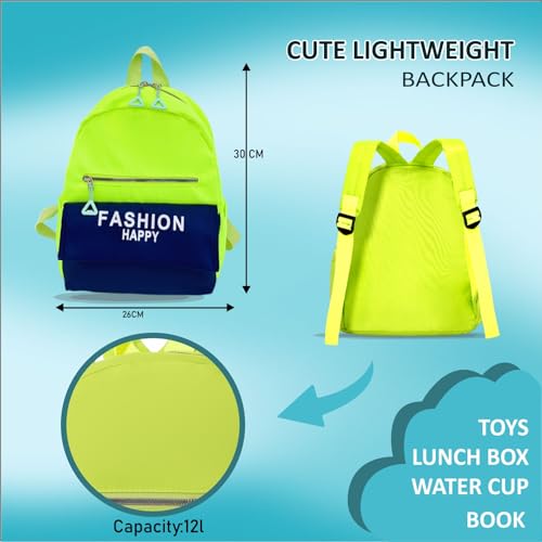 Image of Tinytot 15 inch Cute Backpack for Kids Girls Boys Toddler Backpack Preschool Nursery Play School Travel Bag for 5 to 8 Year Child - Mini Size