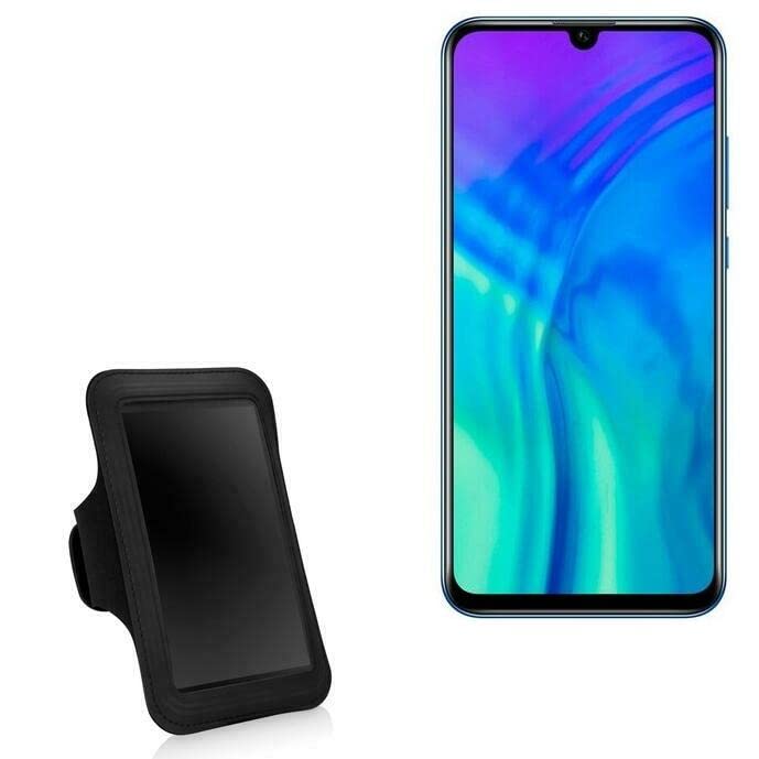 BoxWave Case Compatible with Honor 20 lite - Sports Armband, Adjustable Armband for Workout and Running for Honor 20 lite - Jet Black