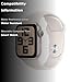 Apple Watch SE (2nd Gen) [GPS 40mm] Smartwatch with Starlight Aluminum Case with Starlight Sport Band S/M. Fitness and Sleep Trackers, Crash Detection, Heart Rate Monitor, Retina Display