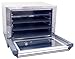 Cadco OV-023P Half Size Pizza Convection Oven with Manual Controls, 208-240-Volt/2700-Watt, Stainless/Black