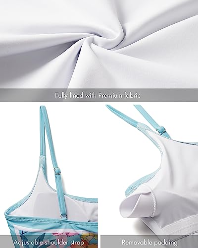 Image of Narecte Sexy One Piece Bathing Suit for Women Tummy Control High Cut One Piece Swimsuit Womens