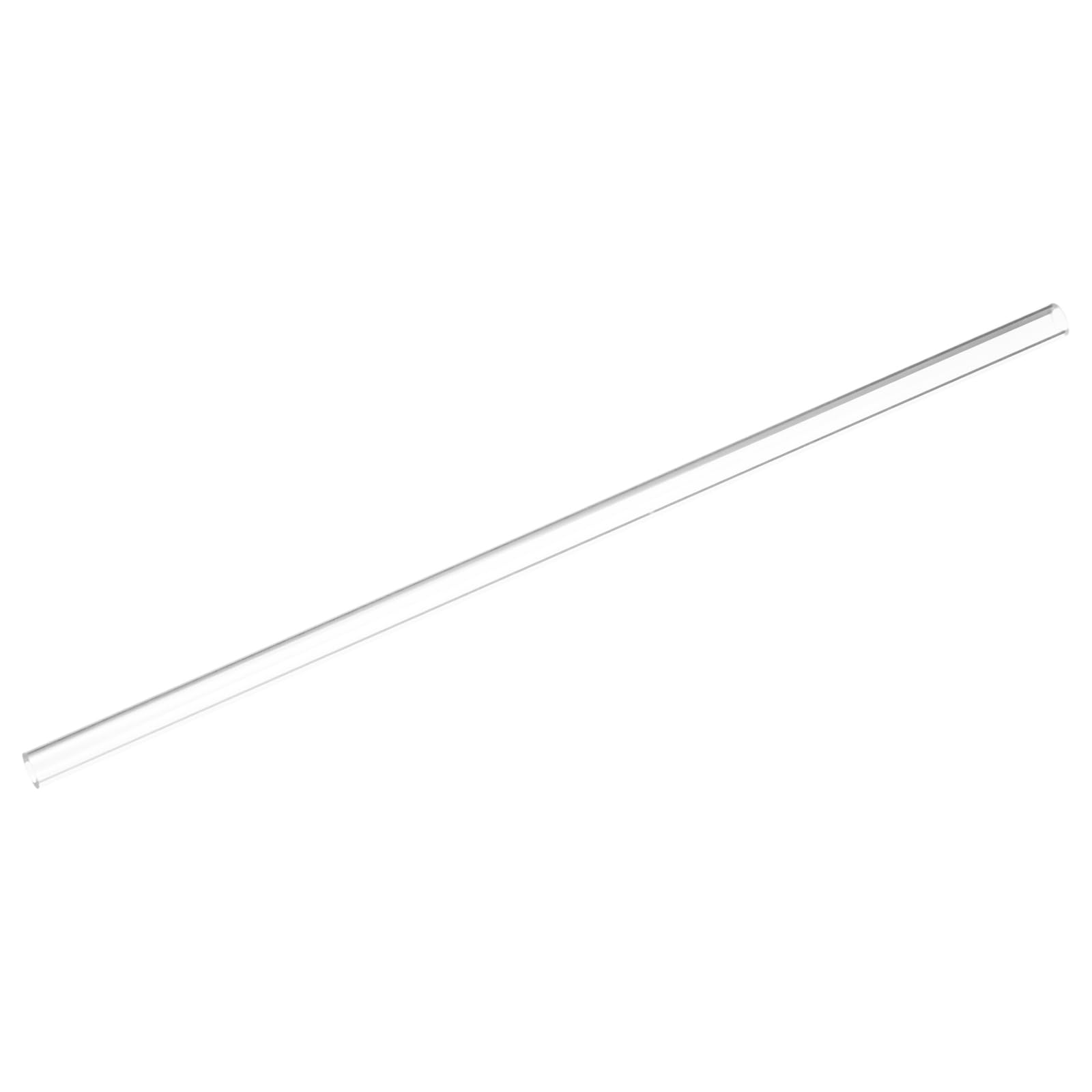uxcell 2pcs Clear Rigid Tubing Pipe 7mm ID x 10mm(3/8") OD 1Ft(305mm) Round Plastic Polycarbonate Tube