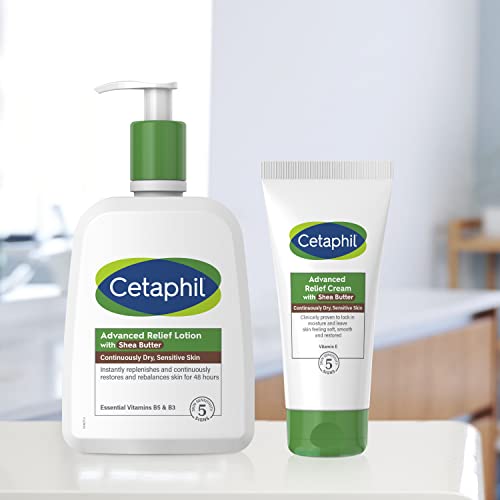 Body Lotion By Cetaphil, Advanced Relief Lotion With Shea Butter For Dry, Sensitive Skin, 16 Oz Pack Of 2, Fragrance Free, Hypoallergenic, Non-Comedogenic #TOP6