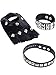 Produktbild Party Discount ® Punker 3-er Set Handschu Arm- und Halsband Fasching