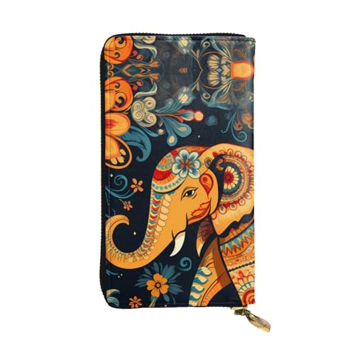 Portefeuille pour femme en cuir bohème noir pour organiser vos sorties urbaines