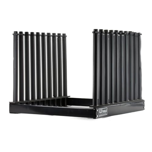 GT Tools 9-Slot Glass Rack, Windshield Glass Carrier, Safe & Durable Transportation for Replacement Glass