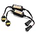 PAIR LED Conversion Kit Headlight Canbus Error Free Anti Flickering Resistor Decoder - H11 / H8 H9 H16