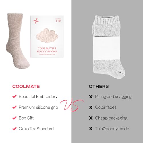 Image of CoolMate Cozy Soft Cloud Socks, Fuzzy Socks for Women