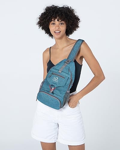 Image of WATERFLY Packable Sling Backpack Lightweight Crossbody Bag Travel Daypack