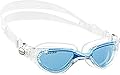 Cressi Flash Goggles - Occhialini da nuoto con oculari separati con lenti antiappannamento, antigraffio e anti UV, taglia D, 5,50 pollici - 140 mm