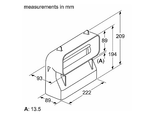 Coude plat 90° vertical de précision Bosch HEZ9VDSB4 noir