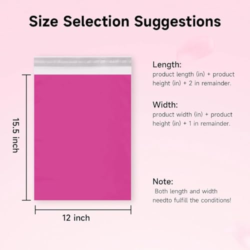 Image of Poly Mailers Shipping Bags with Strong Adhesive, Waterproof Mailing Bags for Clothing, T-Shirts, and Small Business Shipping