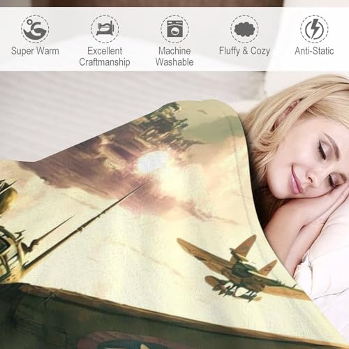 Manta de franela suave mullida cuatro estaciones para cama y sofá 5