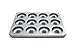 Fox Run 4496 Non-Stick Mini Donut Pan, 12-Cavity