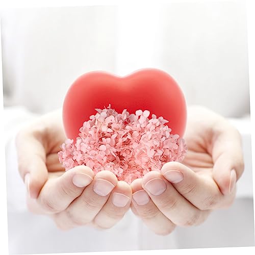 Pétalos secos naturales rosa de hortensia para decoración miniatura 6
