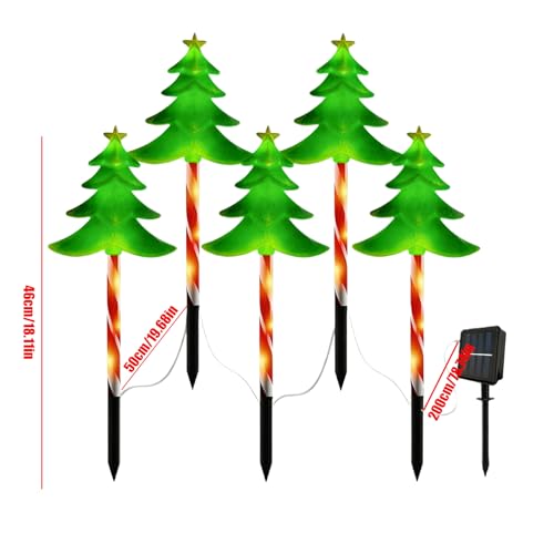 Décorations de Noël solaires pour baliser vos allées sans câbles
