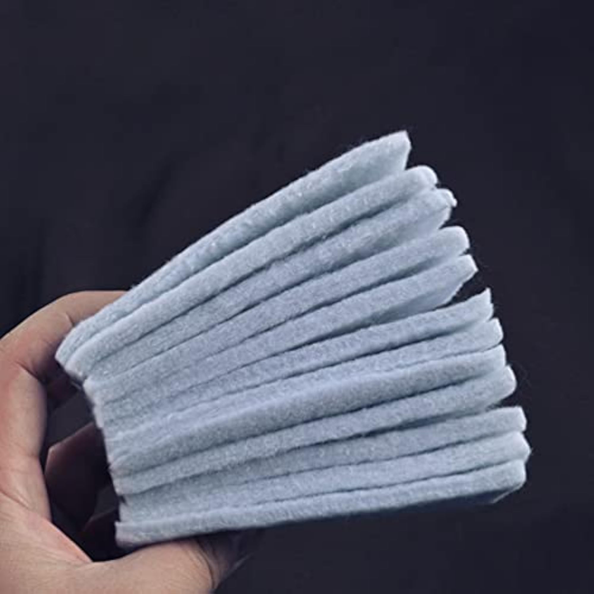 Cotton Perm Heat Resistant Pad, 25Pcs