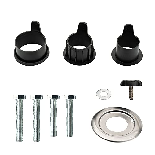 paramondo Ersatzteil-Set für Sonnenschirm Schirmständer aus Granit Quadratisch oder Edelstahl Quadratisch & Rund, 8-teilig