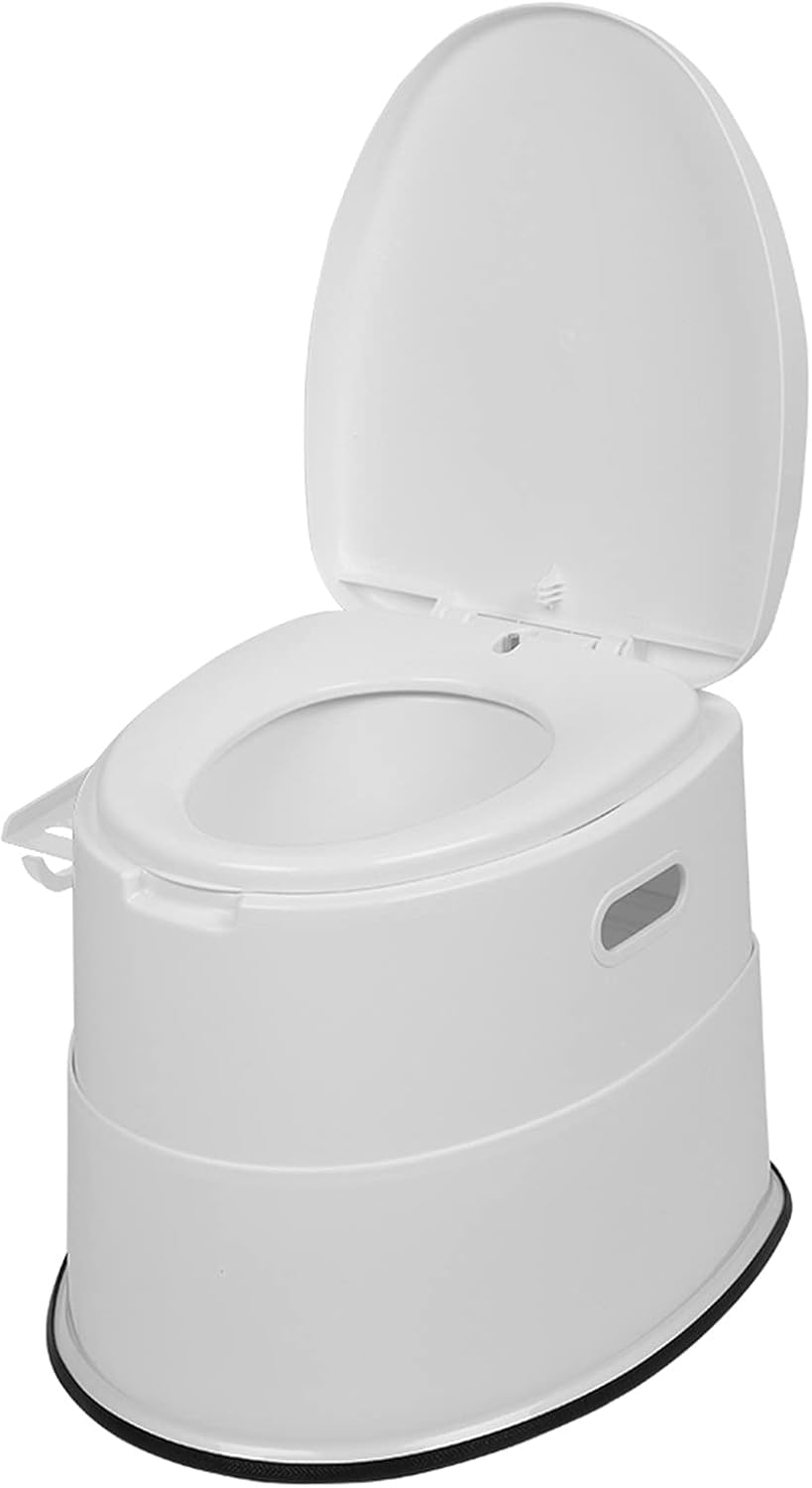gt2-LC Portable Toilet with Non-slip Mat White