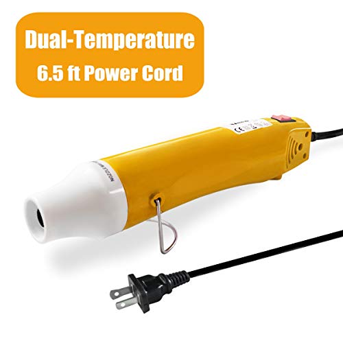 Mlife Mini Heat Gun - 300 Watt - Dual-Temperature Heat Tool with 6.5FT