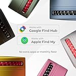 Roam Smart Tracker | Smart Bluetooth Item Finder Compatible with iOS & Android | Built-in Elastic Strap, QR Lost & Found | Replaceable Battery | No Subscription | 4-Pack, Black, Blue, Yellow & Gray - Image 2