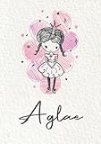  Aglae: Carnet de notes A5  Prénom personnalisé Aglae  Cadeau d\'anniversaire pour fille, femme, maman, copine, sœur ...  Petite princesse  120 pages lignée, Petit Format A5 (14.8 x 21 cm)