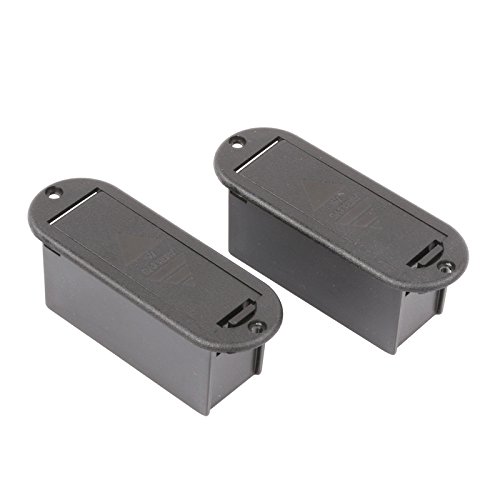 9V Battery Box Case Holder For Active Guitar Bass Pickup (Pack Of 2) #TOP5