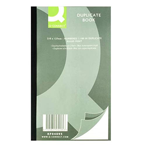 FINCHLEY Feint Ruled Duplicate Book 210x127mm - Carbon Copy Notepad (Pack of 5) KF04095