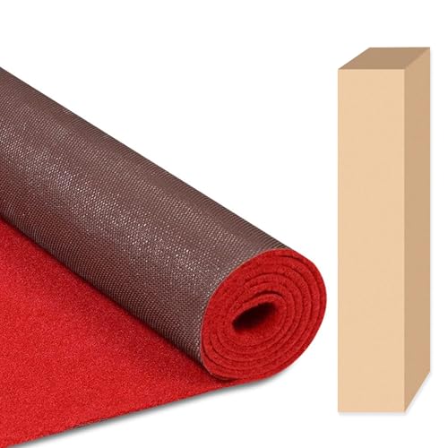 Red Carpet Runner 3x20ft Non-Slip for Events