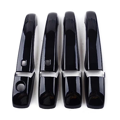 Couvercle poignée porte voiture pour Dodge Durango 2011-2019 noir ABS extérieur