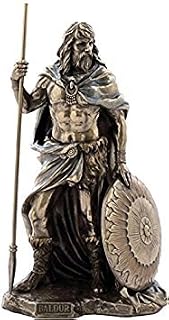 Unbekannt 22,2 cm nordischen Gott – Baldur kalt gegossen Bronze Skulptur Figur