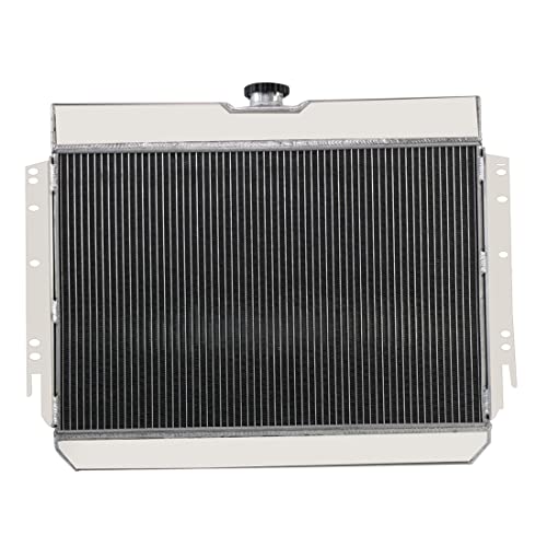 Primecooling 56Mm 3 Row Core Aluminum Radiator +2X12" Fan W/Shroud For Caprice Chevelle Biscayne Impala & Many Chevrolet Models 1963-1968 #TOP2
