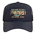 Grand Teton National Park Trucker Hat with Adjustable Mesh Back, Navy Blue