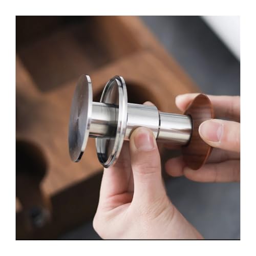 51/53/58,5 Mm Kaffeestampfer, Konstanter Druck, Einstellbare Höhe, SUS304 Pulverhammer, Flache Basis, Kaffeezubehör(58.5mm) 7 51/53/58,5 Mm Kaffeestampfer, Konstanter Druck, Einstellbare Höhe, SUS304 Pulverhammer, Flache Basis, Kaffeezubehör(58.5mm)