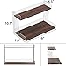 Mug Holder Countertop Coffee Station Organizer, 2 Tier Acrylic Shelf for Coffee Bar Accessories, Multi-Functional Counter Standing Shelf Tea Bags Sugar Condiment Storage Caddy for Kitchen Home Office