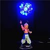 Dragon Ball Nachtlampje, Gogeta Cijfers 3D Illusion LED Nachtlampje, Anime Dragon Ball 3D Cijfers Nachtlampje voor…
