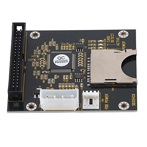 GINTOOYUN Adattatore da SD SDHC SDXC MMC a 3,5 pollici 40 pin maschio IDE scheda di memoria SD a IDE Hard Disk Drive adattatore