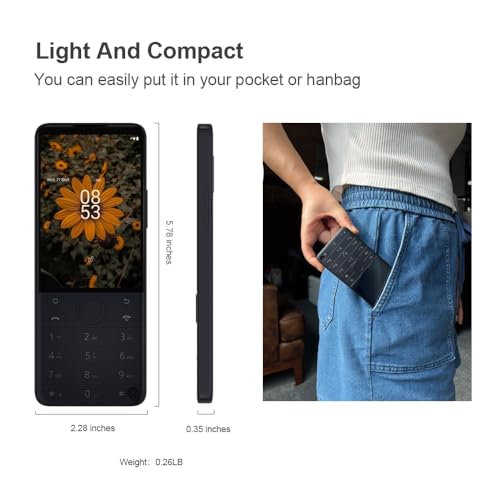 Image of India Gadgets - Qin F22 Pro QWERTY Keypad Basic Simple Android Smartphone: 3.54 Inch IPS Capacitive Touchscreen Display: 2MP Front + 8MP Back Camera: 2150mAh Battery: Supports Video Calls (White)