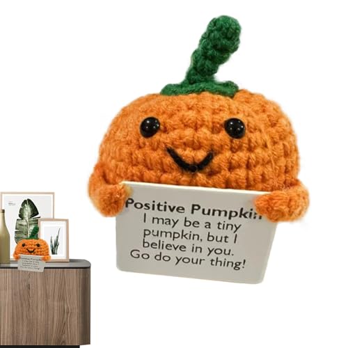Positive Vegetables, Hortalizas De Ganchillo, Juguete De Estímulo Con Tarjeta Para Amigos Niños Adultos Casa Mesa De Noche Dormitorio
